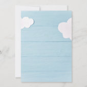 uitnodiging tot het indienen van kleurrijke blauwe (Achterkant)