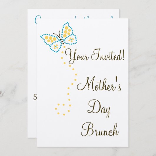 Uitnodiging tot het indienen van kunstvlinders (Voorkant / Achterkant)