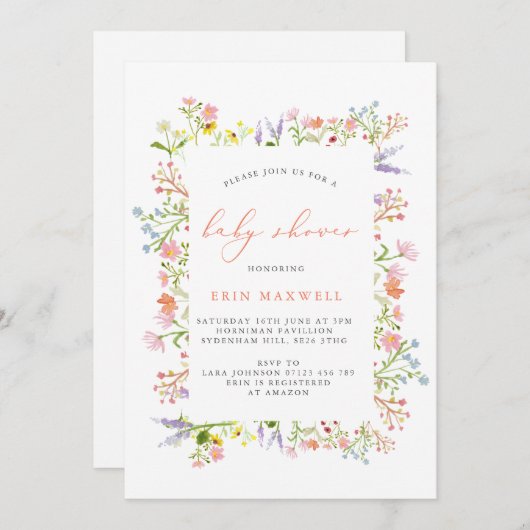 Uitnodiging tot het indienen van Lijst van Rustic (Voorkant / Achterkant)