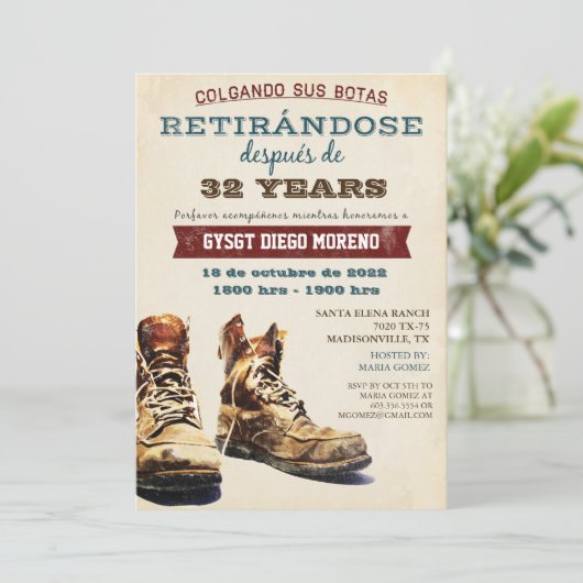 Uitnodiging tot het indienen van militaire oudersc (Staand voorkant)