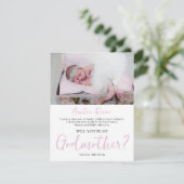 Uitnodiging tot het indienen van moderne foto Godm (Staand voorkant)