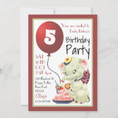 uitnodiging tot het indienen van olifanten op Bir (Voorkant)