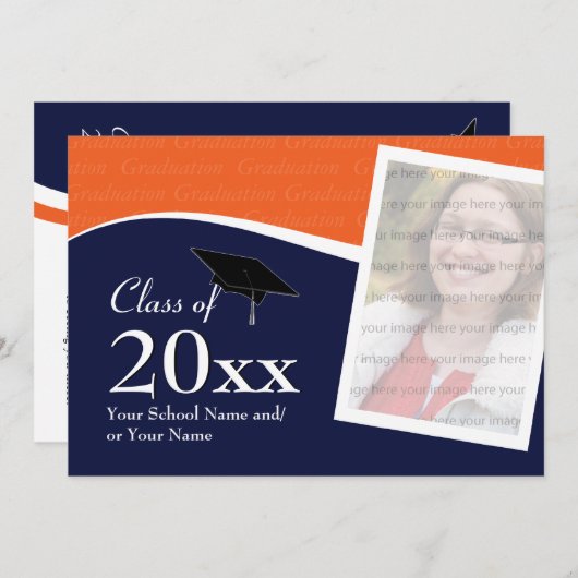 uitnodiging tot het indienen van Oranje Afstudere (Voorkant / Achterkant)