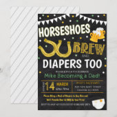 Uitnodiging tot het indienen van paarden en Baby s (Voorkant / Achterkant)