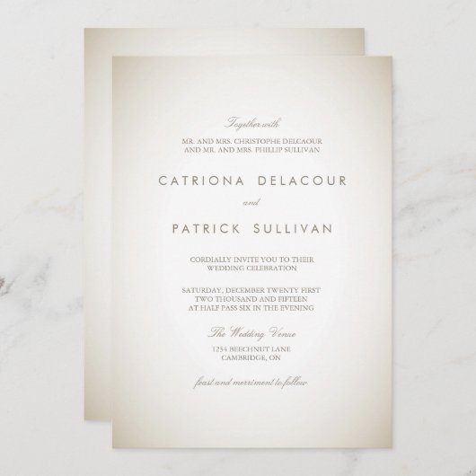 Uitnodiging tot het indienen van papieren traditi (Voorkant / Achterkant)