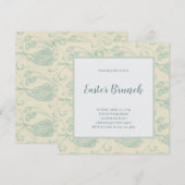 uitnodiging tot het indienen van Pasen (Voorkant / Achterkant)