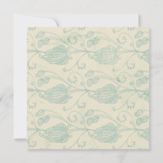 uitnodiging tot het indienen van Pasen (Achterkant)