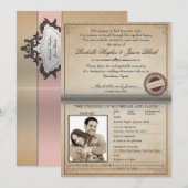 uitnodiging tot het indienen van paspoorten (Voorkant / Achterkant)