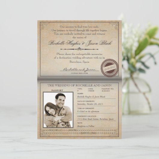  uitnodiging tot het indienen van paspoorten (Staand voorkant)