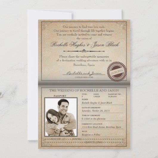 uitnodiging tot het indienen van paspoorten (Voorkant)