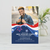 Uitnodiging tot het indienen van patriottische fot (Staand voorkant)