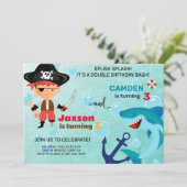 Uitnodiging tot het indienen van piraat- en haaien (Staand voorkant)