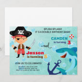 Uitnodiging tot het indienen van piraat- en haaien (Voorkant / Achterkant)