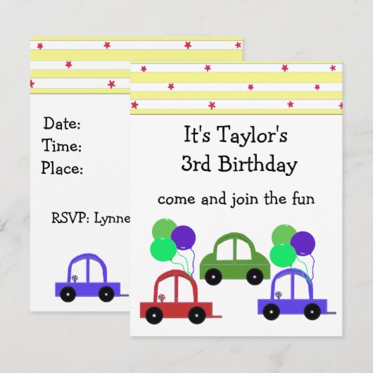 Uitnodiging tot het indienen van prijskaartjes (Voorkant / Achterkant)