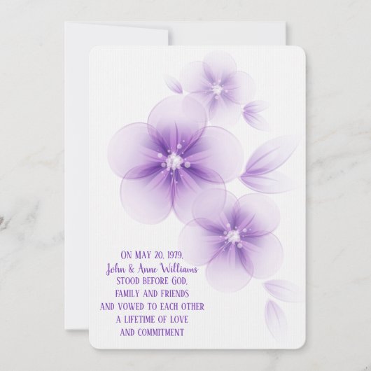 Uitnodiging tot het indienen van pure Paarse weduw (Voorkant)