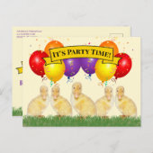 Uitnodiging tot het indienen van rampenbrokjes met (Voorkant / Achterkant)