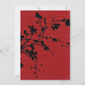 Uitnodiging tot het indienen van rode en zwarte pa (Achterkant)