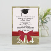 Uitnodiging tot het indienen van rode koolstof en (Staand voorkant)