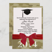 Uitnodiging tot het indienen van rode koolstof en (Voorkant / Achterkant)