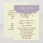 Uitnodiging tot het indienen van Romantische Paars (Voorkant / Achterkant)