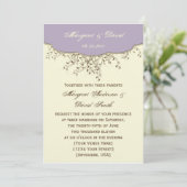 Uitnodiging tot het indienen van Romantische Paars (Staand voorkant)