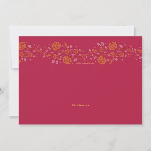 Uitnodiging tot het indienen van Rozen (Achterkant)