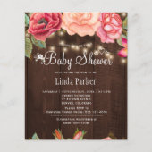 Uitnodiging tot het indienen van rozen-hout-BUDGET (Voorkant)