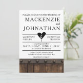 Uitnodiging tot het indienen van Rustic Industrial (Staand voorkant)