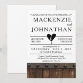 Uitnodiging tot het indienen van Rustic Industrial (Voorkant / Achterkant)