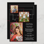 Uitnodiging tot het indienen van stippen en Afstud (Voorkant / Achterkant)