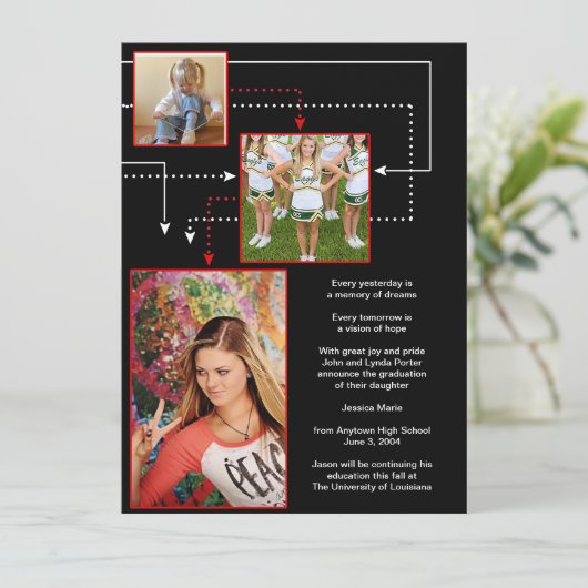 Uitnodiging tot het indienen van stippen en Afstud (Staand voorkant)