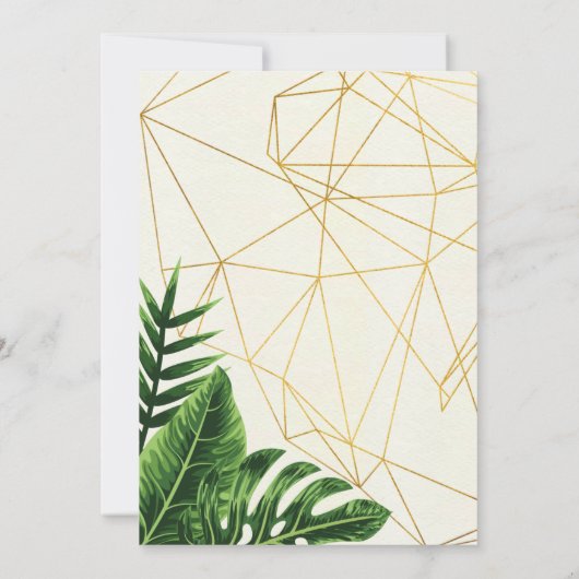 Uitnodiging tot het indienen van Tropical Gold Hal (Achterkant)