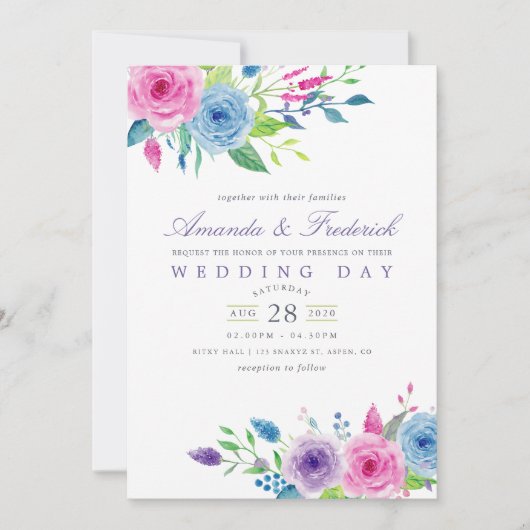 Uitnodiging tot het indienen van ultra Violet Wate (Voorkant)