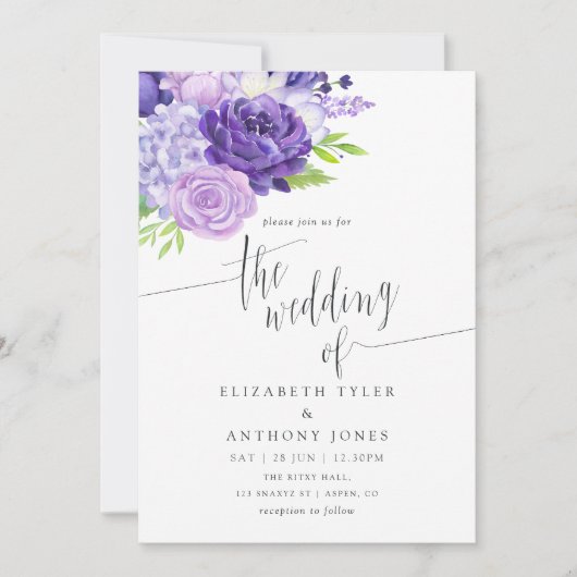 Uitnodiging tot het indienen van ultra Violet Wate (Voorkant)