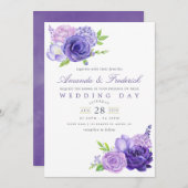 Uitnodiging tot het indienen van ultra Violet Wate (Voorkant / Achterkant)