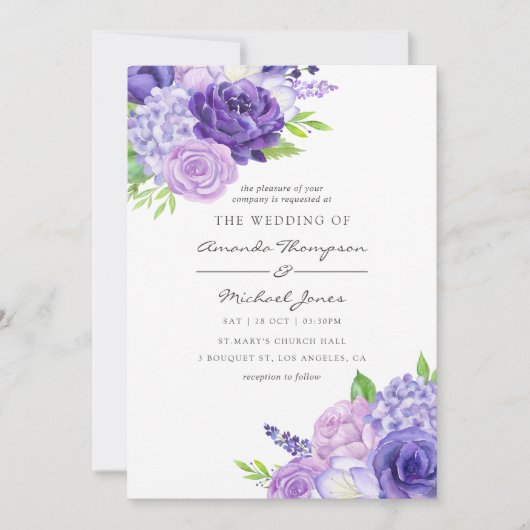 Uitnodiging tot het indienen van ultra Violet Wate (Voorkant)