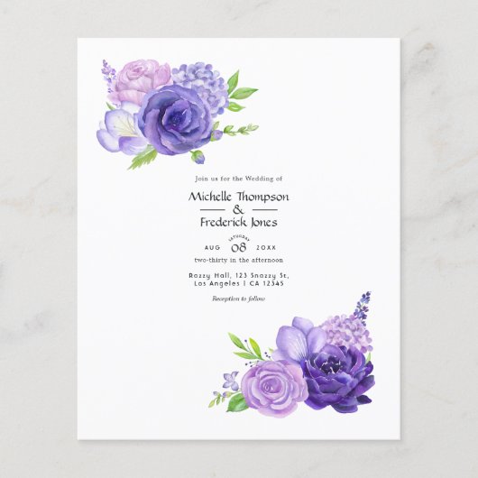 Uitnodiging tot het indienen van ultra Violet Wate Flyer (Voorkant)