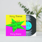 uitnodiging tot het indienen van Vinylplaten (Staand voorkant)