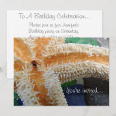 Uitnodiging tot het indienen van vis en Zee (Voorkant / Achterkant)