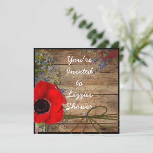 Uitnodiging tot het indienen van Vrijgezellenfeest (Staand voorkant)