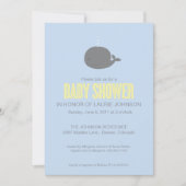 Uitnodiging tot het indienen van walvisBaby shower (Voorkant)