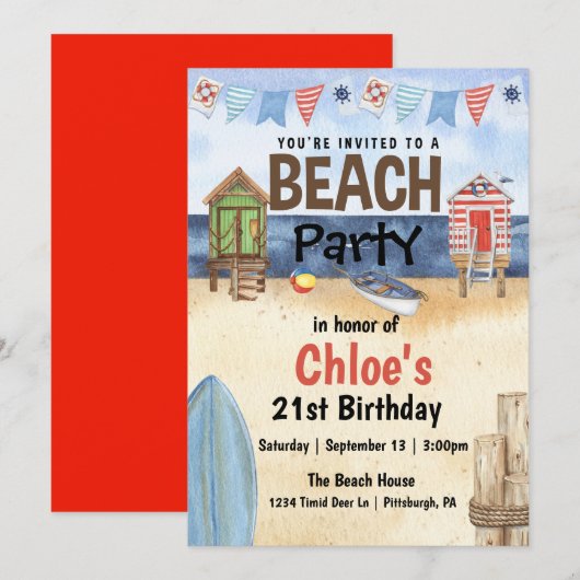 Uitnodiging tot het indienen van waterverven voor  (Voorkant / Achterkant)