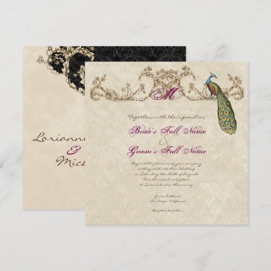  uitnodiging tot het indienen van weddenschappen (Voorkant / Achterkant)