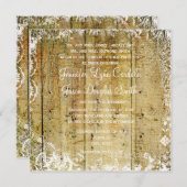 uitnodiging tot het indienen van weduwschappen (Voorkant / Achterkant)