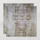  uitnodiging tot het indienen van weduwschappen (Voorkant / Achterkant)