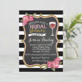 Uitnodiging tot het indienen van wijn-bridal (Staand voorkant)