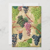 uitnodiging tot het indienen van wijndruiven (Achterkant)