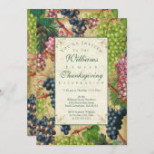 uitnodiging tot het indienen van wijndruiven (Voorkant / Achterkant)