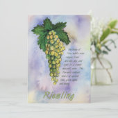 Uitnodiging tot het indienen van wijndruiven (Staand voorkant)