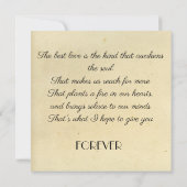  uitnodiging tot het indienen van wilde bloemen (Achterkant)